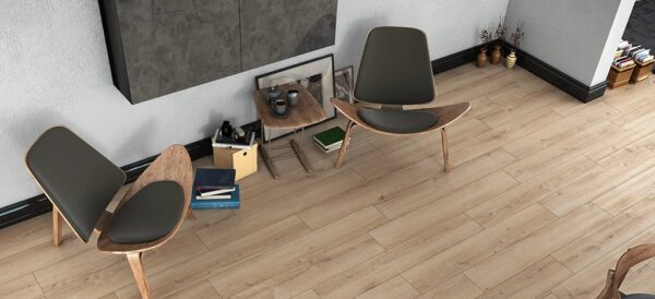 AGT Natura Line Ilgaz Meşe PRK507 laminat parke döşenmiş oda