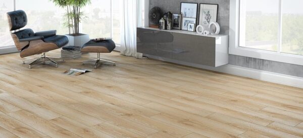 AGT Natura Line Trend Meşe PRK501 laminat parke döşenmiş oda