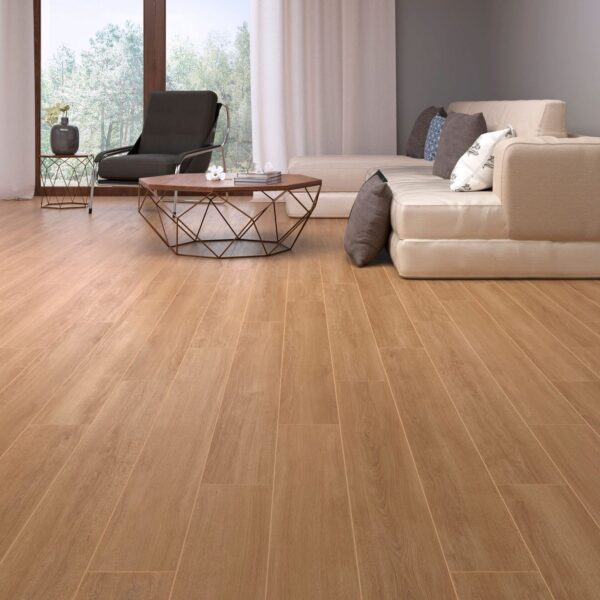 Çamsan Alaska Meşe 4510 laminat parke salon uygulaması Alaska Meşe – 4510