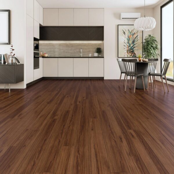 Çamsan Avangard Seri Troya 8002 laminat parke döşenmiş oda