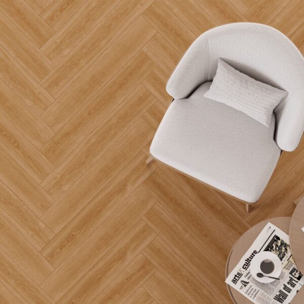 Çamsan Diamond Seri Filibe Meşe 4541 laminat parke döşenmiş oda