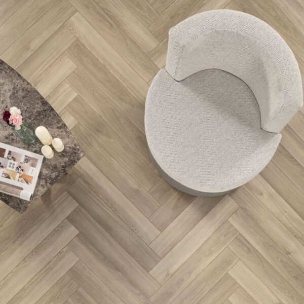 Çamsan Diamond Seri Freya 8000 laminat parke döşenmiş oda