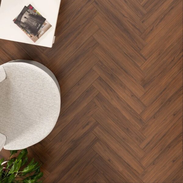 Çamsan Diamond Seri Troya 8002 laminat parke döşenmiş oda
