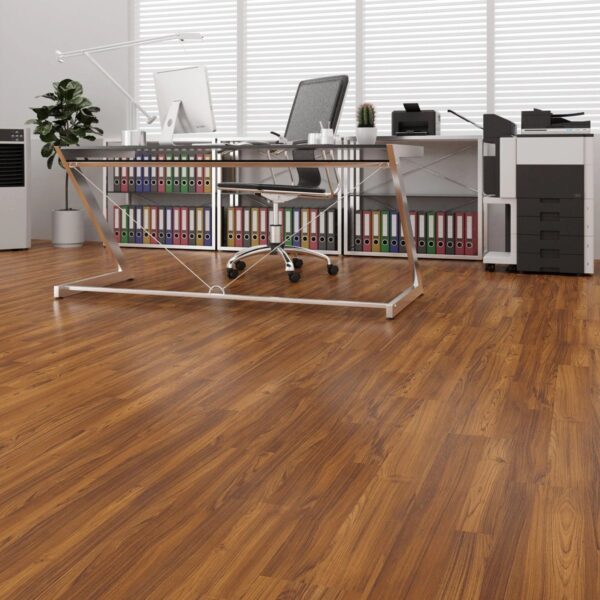 Çamsan Klasik Seri Kashmir Teak 550 laminat parke döşenmiş oda