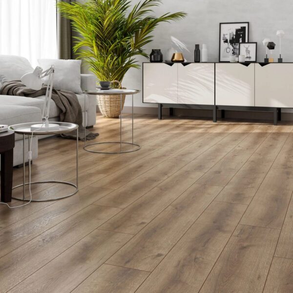 Çamsan Modern Long Seri Ovenkol 726 laminat parke döşenmiş oda