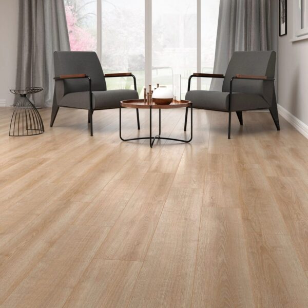 Çamsan Platinum Seri Barok Meşe 2101 laminat parke döşenmiş oda