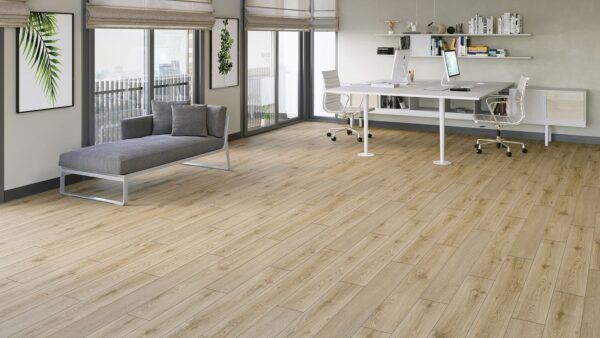 Yıldız Entegre VarioClic Premium Medium Didim PM-684 laminat parke döşenmiş oda