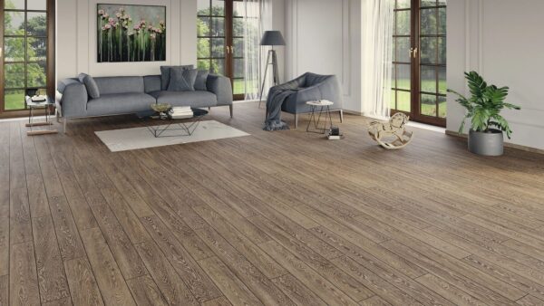 Yıldız Entegre VarioClic Premium Plus Milano PP-512 laminat parke döşenmiş oda
