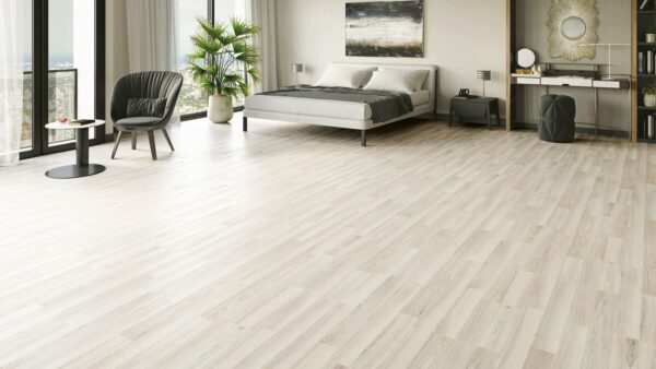 Yıldız Entegre TerraClick Sümela T-643 laminat parke döşenmiş oda