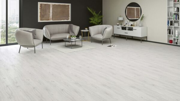 Yıldız Entegre TerraClick Truva T-719 laminat parke döşenmiş oda